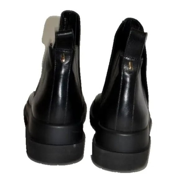New! LA CANADIENNE Kash Waterproof Platform Bootie Black 39 8.5 US DD374 Italy - Picture 8 of 8
